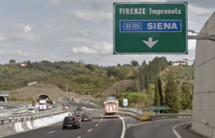 Incidente stradale in Autopalio a San Casciano Nord verso Siena