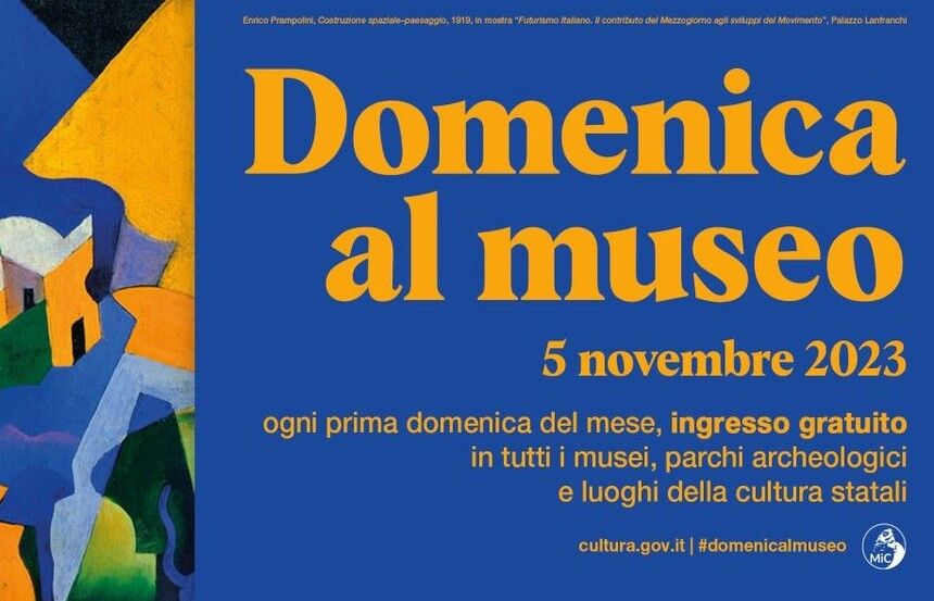 Domeniche gratuite nei musei: la prossima sarà il 5 Novembre 2023