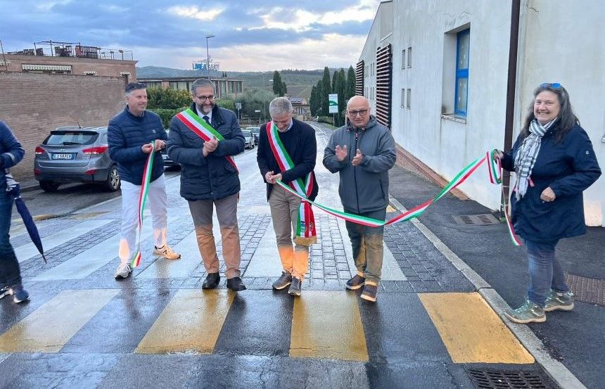 Inaugurati gli interventi di sicurezza stradale realizzati dai Comuni di Castelnuovo Berardenga e Monteriggioni