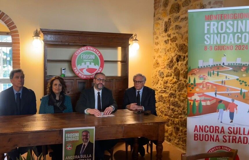 L'attuale sindaco di Monteriggioni Andrea Frosini si candida di nuovo