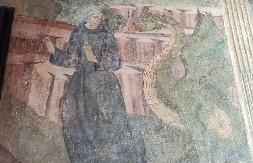 'Adotta un affresco', il progetto per il restauro di uno dei cicli pittorici più completi al mondo sulla vita di San Benedetto