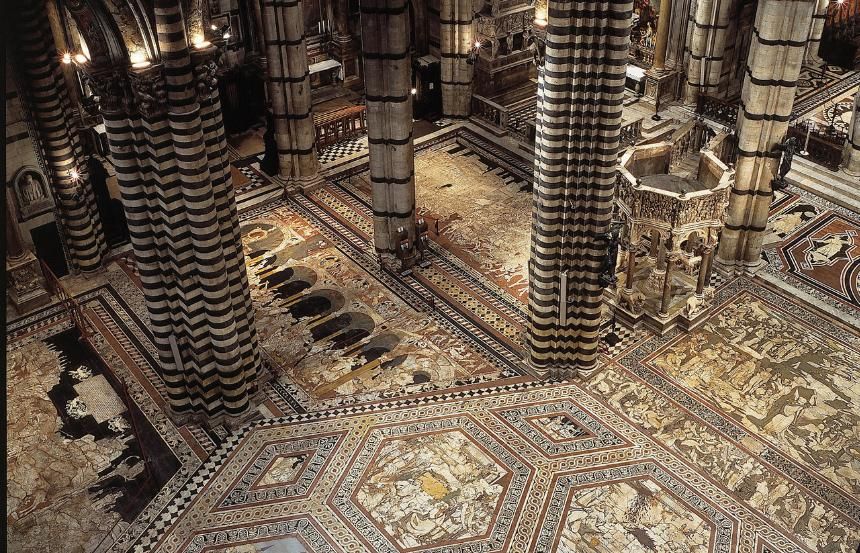 La Cattedrale di Siena apre al pubblico il suo tesoro nascosto: il pavimento a commesso marmoreo